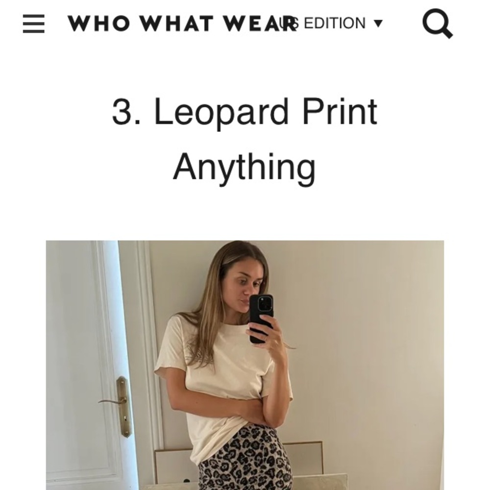 Free People Leopard Mock Neck Long Sleeve Knit Sz Sm - Picture 10 of 10